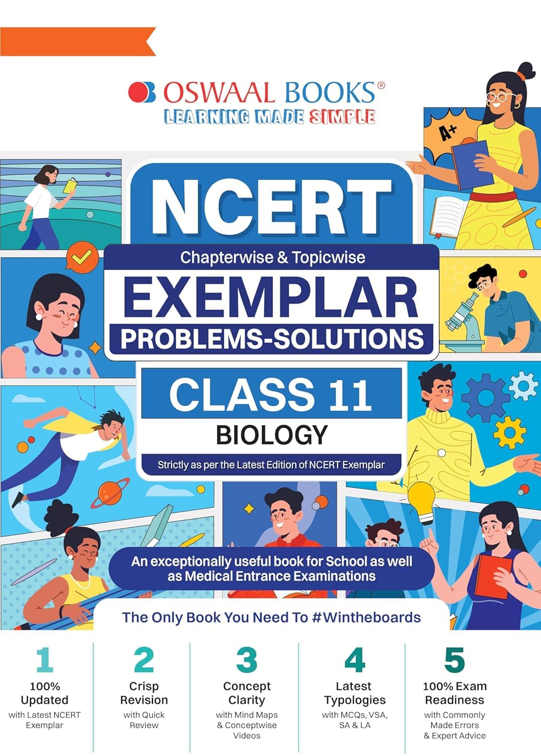 OSWAAL NCERT EXEMPLAR PROBLEM SOLUTION BIOLOGY CLASS 11 FOR EXAMS -OS11BIOEXSOL
