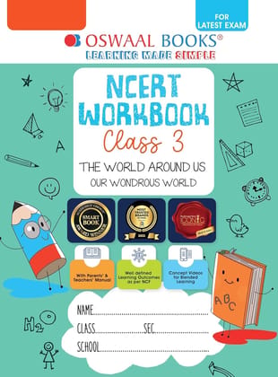 Oswaal NCERT Workbook Environmental Studies EVS (Our Wonder World) Class 3 with latest syllabus 2025 Oswaal NCERT Workbook Environmental Studies EVS (Our Wonder World) Class 3 with latest syllabus 2025