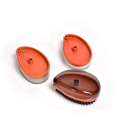 DHRUVINSRI Multicolor Plastic Wet and Dry Brushes – Set of 3 Durable Brushes for Efficient Scrubbing and Cleaning of Various Surfaces in Your Home