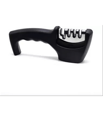 Green Tales - Black Stainless Steel Knife Sharpner ( Pack of 1 )