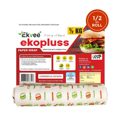 Ekopluss – Paper Wrap 1/2 kg Roll Pack of-1