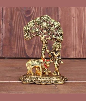 Shri Astha Vinayak Iron Lord Krishna Idol ( 8 cm )