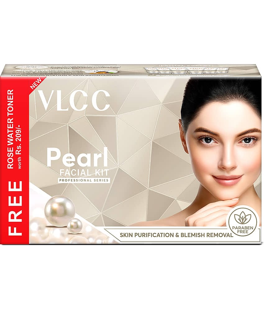 VLCC Pearl Facial Kit 3 Times Use Facial Kit For All Skin Type Pearl 400g ( Pack of 1 )