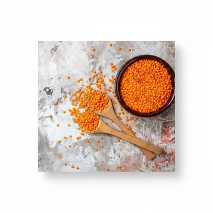 Red Lentils (Masoor Dal) - 1 kg - One pack of red lentils
