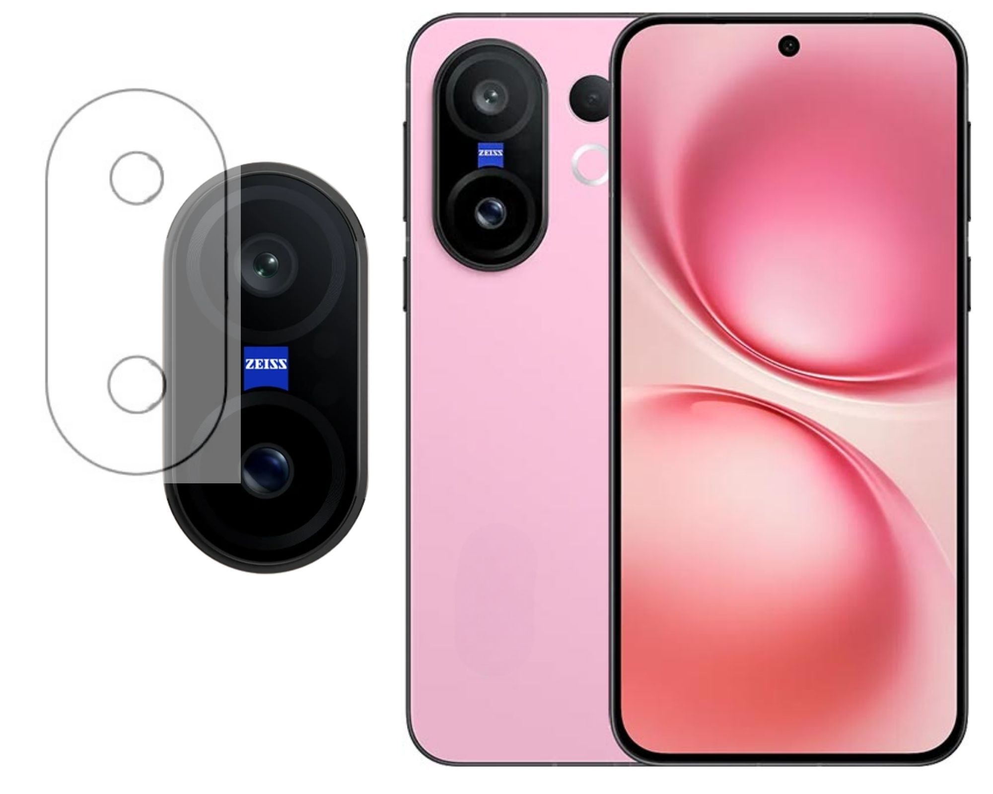 ISAAK Back Camera Lens Protector compatible for Vivo X200FE (Pack of 1)