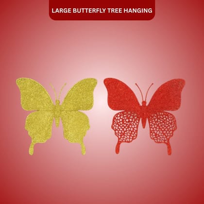 Large Butterfly Tree Hanging Decorations - 2 PC Large Butterfly Tree Hanging Decorations - 2 PC