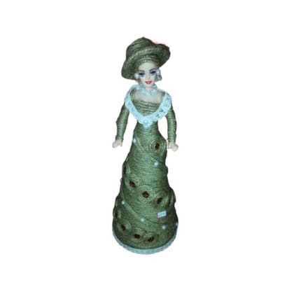 Gudiya Mahila Samuh Made Beautiful Doll with Jute Material for Home Decor