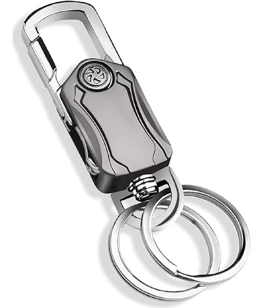 HINGOL Silver Men's Utility Keychain ( Pack of 1 )