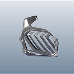 RADIATOR COVER COMP - XOOM 160| XOOM 160 BS6 - 19610ABR000S
