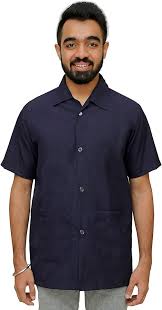 Tejaswini Creation Navy Blue Shirt (1 unit) | Breathable Cotton Blend | Casual Wear