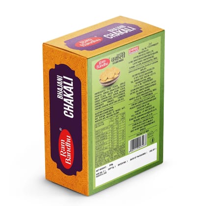 Ram Bandhu Traditional Chakali 500gm (Pack of 1) | Authentic Maharashtrian Spiral Snack | Crunchy & Savory | Perfect for Festive Celebrations & Tea-Time | Freshly Packed | Ready to Eat Ram Bandhu Traditional Chakali 500gm (Pack of 1) | Authentic Maharashtrian Spiral Snack | Crunchy & Savory | Perfect for Festive Celebrations & Tea-Time | Freshly Packed | Ready to Eat