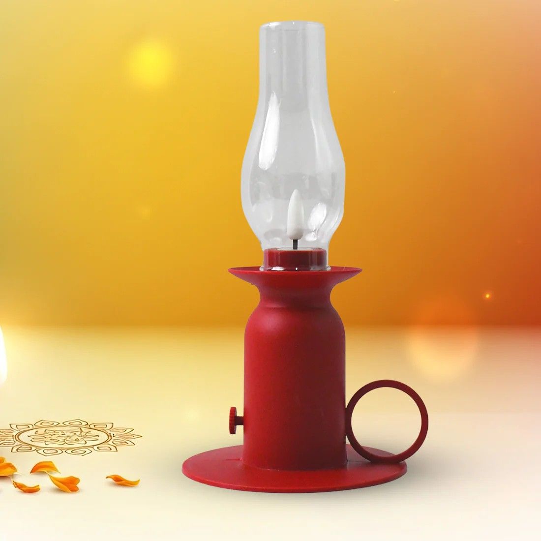 Vintage Style Plastic Candle Light LED Lamp (1 Pc)