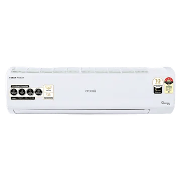 Croma 7 in 1 Convertible 1 Ton 5 Star Inverter Split AC with Antiviral protection (2025 Model, Copper Condenser)