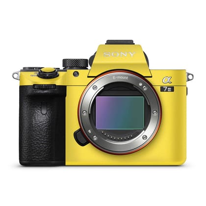 Matte Yellow Camera Skins