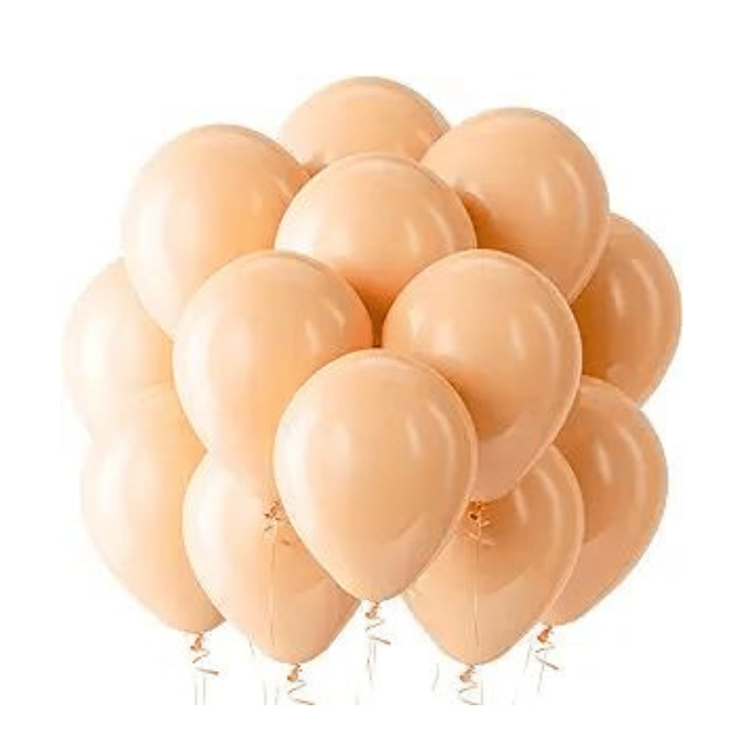 12" Skin Color Balloons - 10PC
