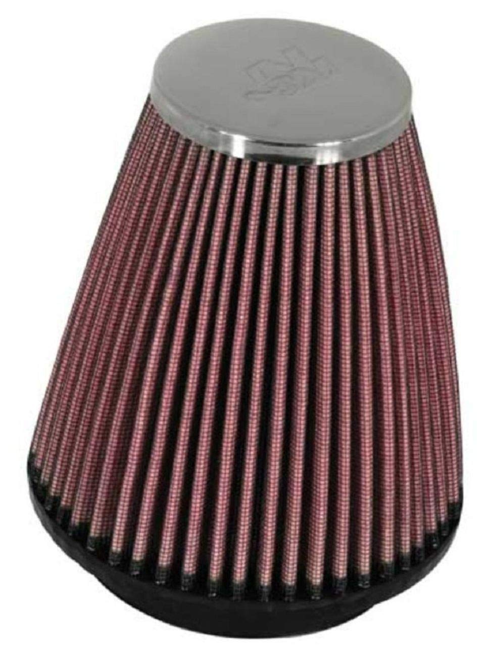 K&N RC-1250 Universal Clamp-On Air Filter: Round Tapered; 2.25 in (57 mm) Flange ID; 4 in (102 mm) Height; 3.5 in (89 mm) Base; 2 in (51 mm) Top