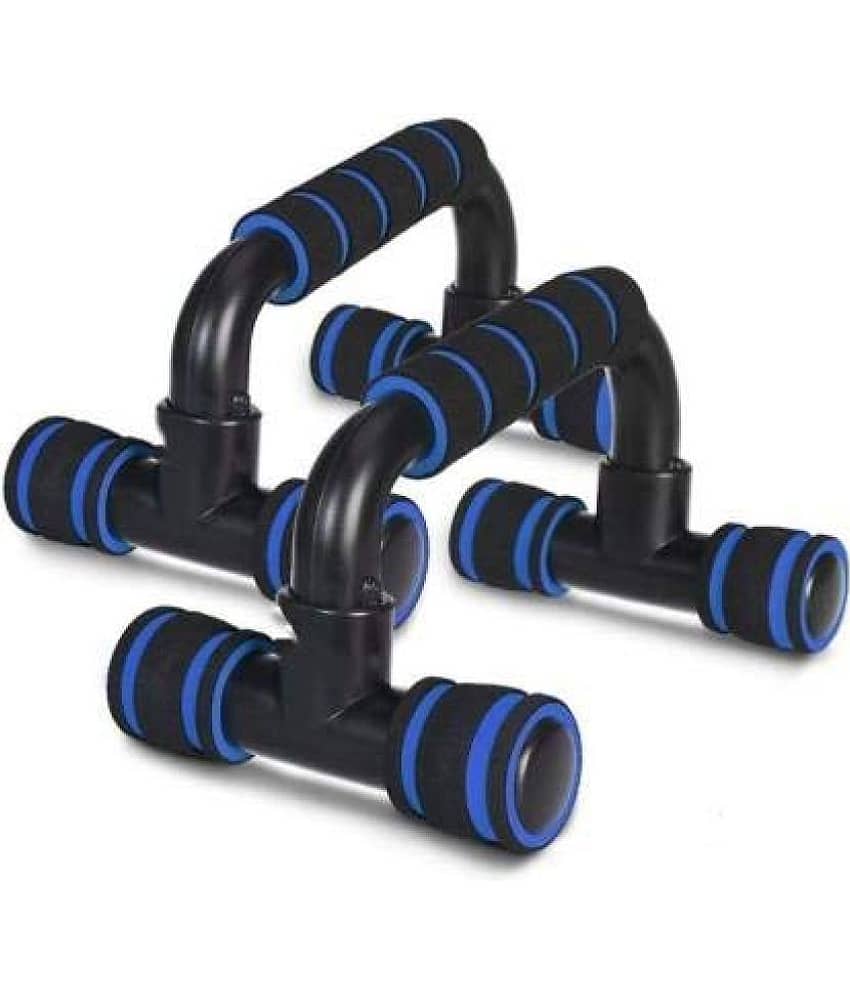 Push Up Bar Stand for & Home Exercise, Dips/Push Up Stand for Men & Women Useful in Chest & Arm Workout (Blue) Pack of 1