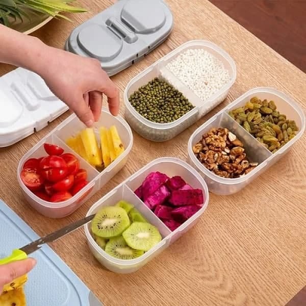 Wholesale Item - 2 WAY FOOD STORAGE CONTAINER BOX - MOQ 31 Pieces