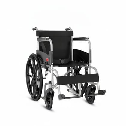 Standard Folding Mobility Wheelchair with Steel Frame