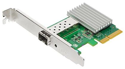 Edimax 10G Ethernet PCIe Adapter for Server, Converts PCIe 2.0 x4 Slot to 10G SFP+ Fiber Slot, Low Profile Bracket Included (EN-9320SFP+)