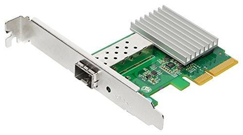 Edimax 10G Ethernet PCIe Adapter for Server, Converts PCIe 2.0 x4 Slot to 10G SFP+ Fiber Slot, Low Profile Bracket Included (EN-9320SFP+)