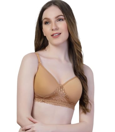 ADORNSTAR Women's Cotton Padded Non-Wired Full Coverage Bra