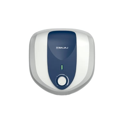 Bajaj Armour Series Pentacle 25L Storage Water Heater For Home|5 Star Rated Geyser For Bathroom|Glass-lined Coating|Non-Stick Heating Element|Suitable For High Rise Building|4-Yr Warranty|White & Blue Bajaj Armour Series Pentacle 25L Storage Water Heater