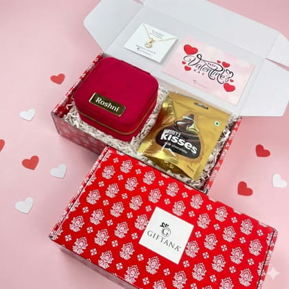 Valentine's Day Gifts for Her with 11:11 Pendant & Jewellery Case