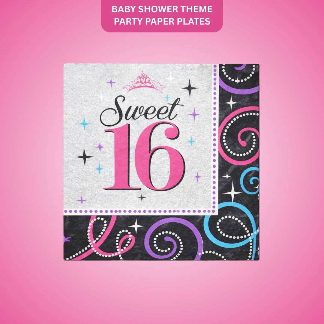 Sweet 16 Lunch Napkins - 16PC