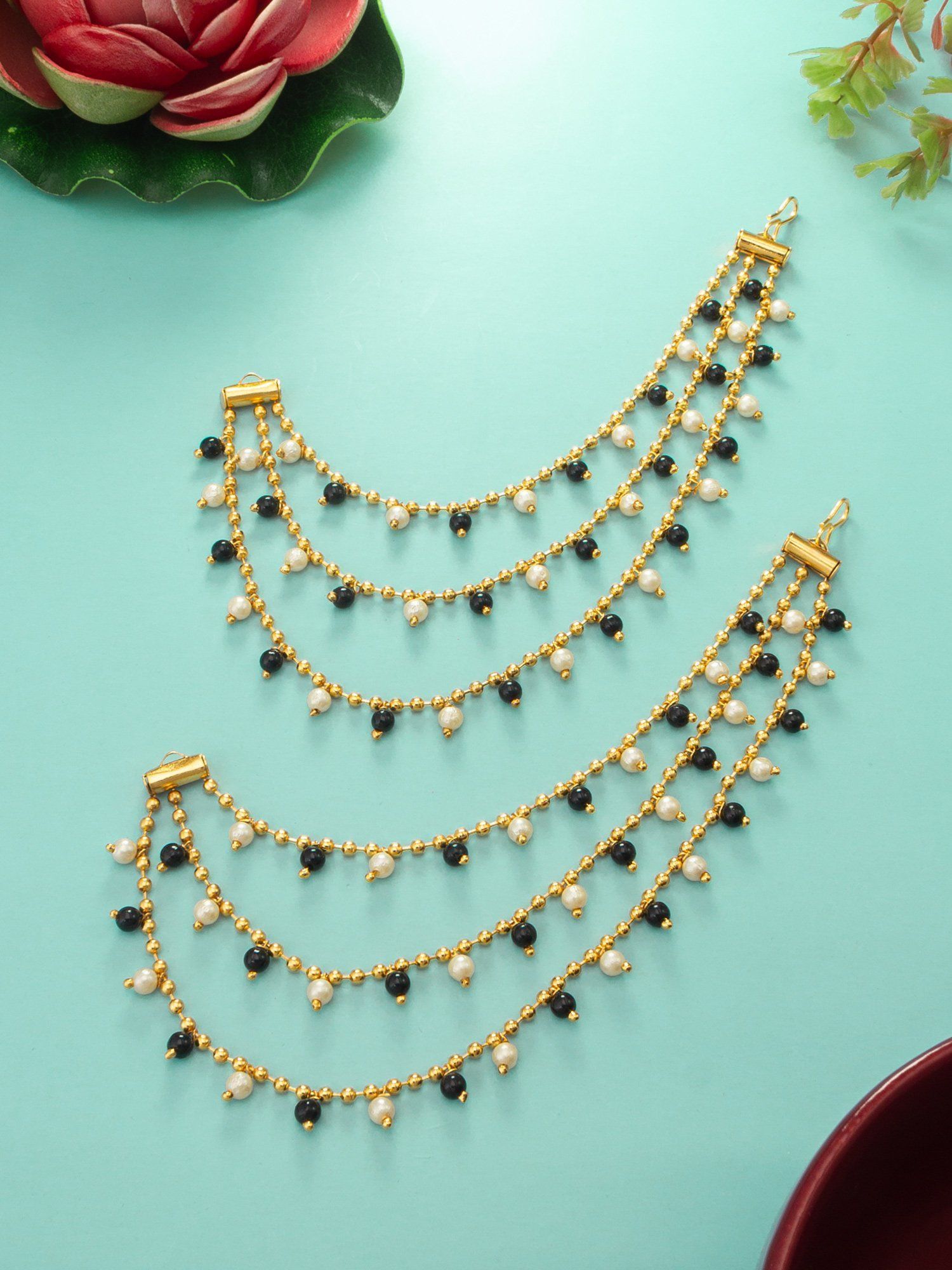 Morison Charming Pearl Jhumka Earrings A Touch of Class