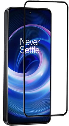 PLUGTECH Advanced Tempered Glass With Anti-Explosion 9H Hardness Edge-To-Edge Coverage Screen Guard for ONE PLUS 10R