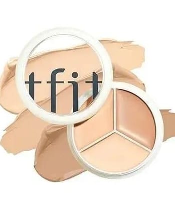 Tfit Cover Up All Pro Concealer 3in1 Concealer Palette Hide Blemishes and dark