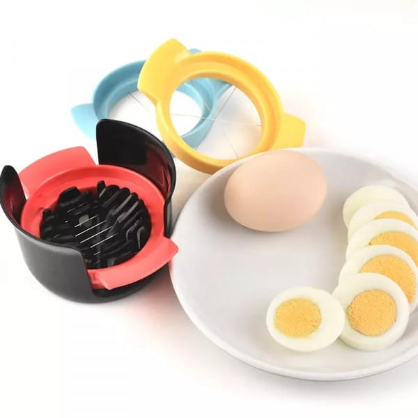 Wholesale Item - 3 IN 1 BOILED EGG CUTTER - MOQ 17 Pieces