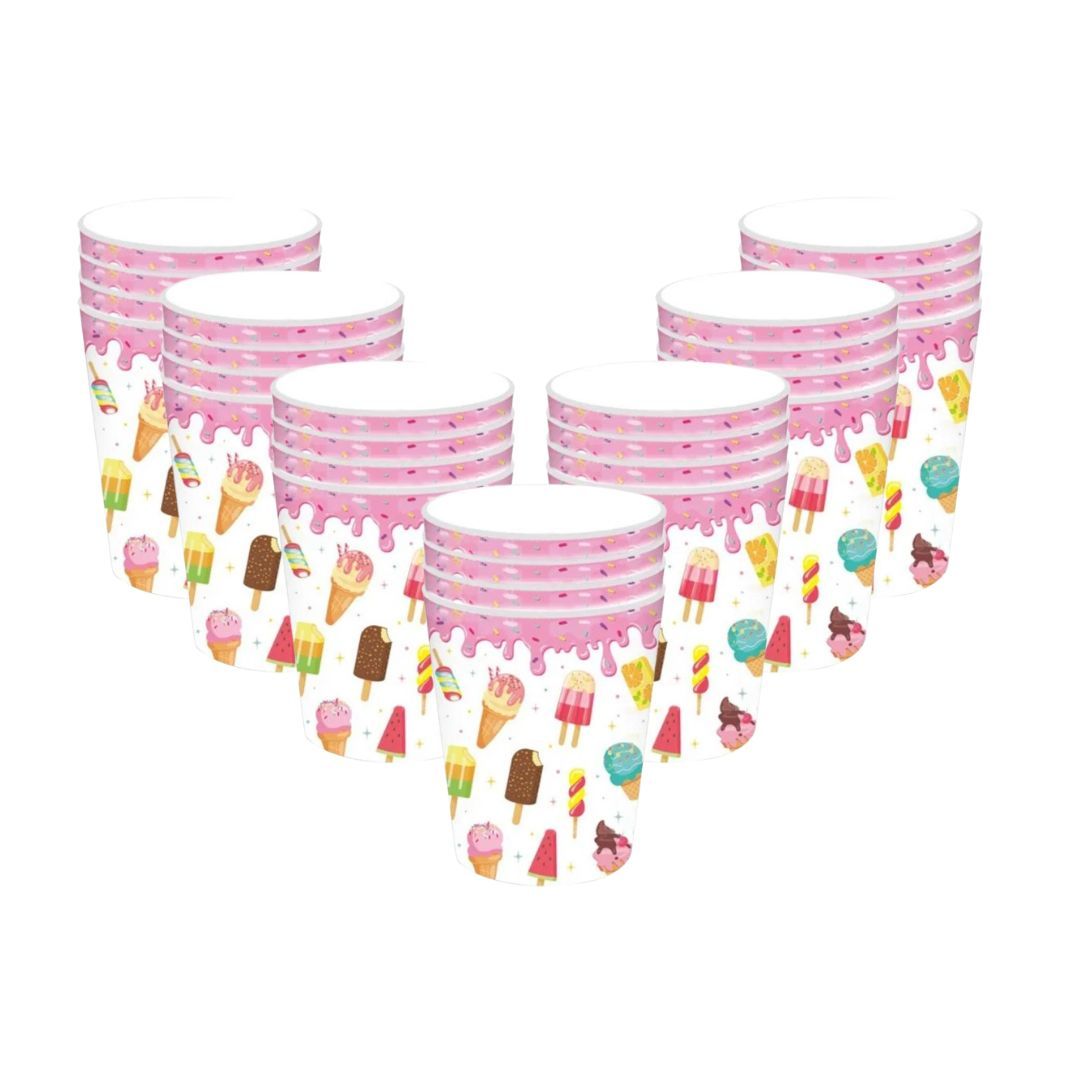 Icecreame Theme Party Cups - 10PC