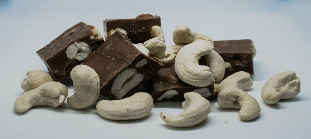 Roasted Cashew Dark Chocolates
