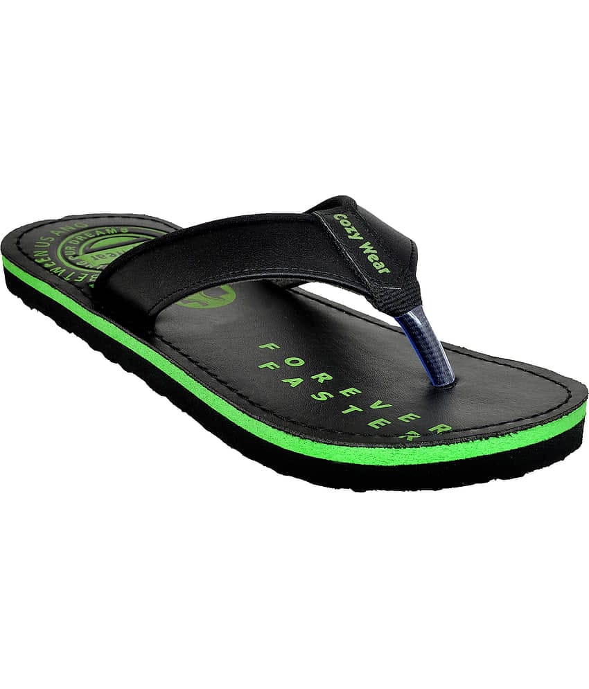 Cozy Wear Green Thong Flip Flop