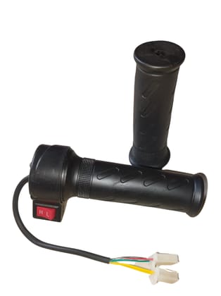 THROTTLE SET (  H / L BUTTON CROMA ) FOR E-BIKE , ELECTRIC SCOOTER & OTHER ELECTRIC VEHICLE. 36V / 48V / 60V / 72V