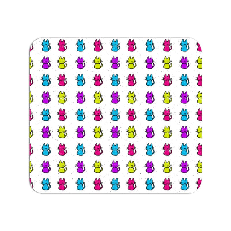 Cats In Colour Mouse Pad