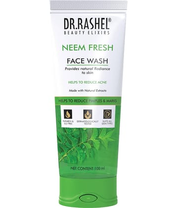 DR RASHEL Neem Face Wash Cleanses and refreshes all types of skin (100 ml, Pack of 1)