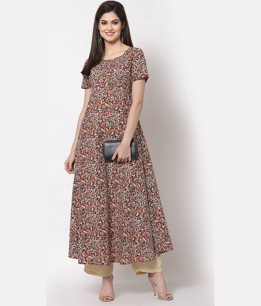Kbz Women Cotton Ethnic Dress ( Multi Color )