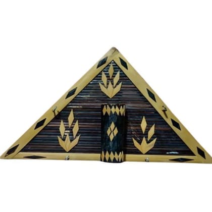 HANDMADE BAMBOO WALL FLOWER VASE