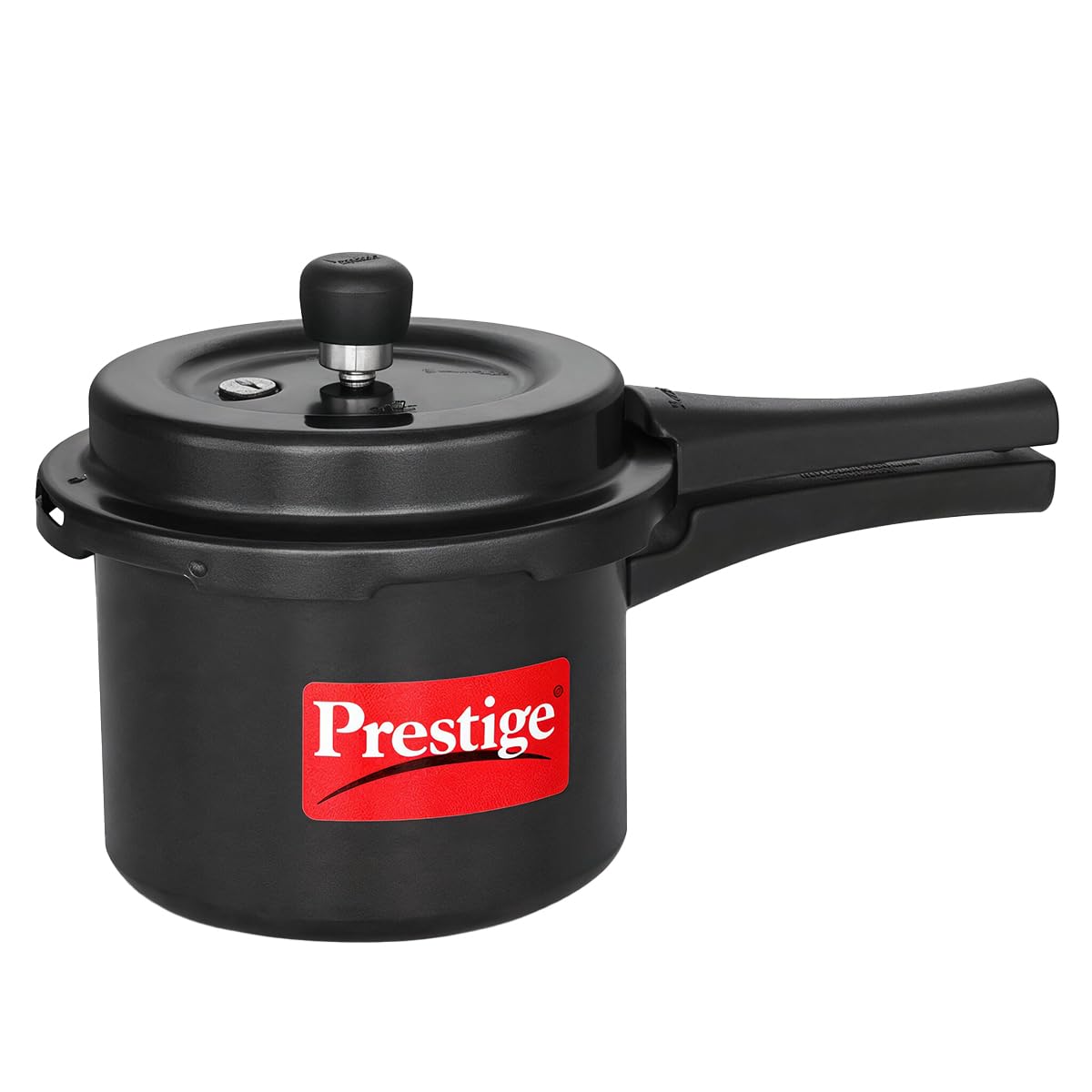 Prestige 3 Litre Hard Anodised Popular Svachh Outerlid Pressure Cooker|Deep Lid for spillage Control|Gas compatible|Gasket Release System|Metallic Safety Plug