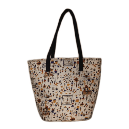 Warli Print Hand Bag