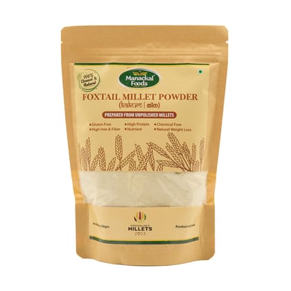 Foxtail Millet Powder500g | Natural Gluten-Free Flour | Rich in Fiber & Protein | Healthy Alternative to Wheat | No Preservatives | 500g