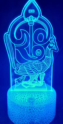 3D Acrylic illusion lights-Vetrivel  16colors Touch & Remotecontrol| Battery & USB type