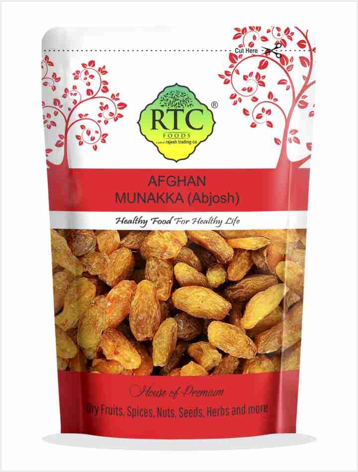 RTC FOODS | RTC Munakka Afghan Long | Raisin Abjosh | Nuts and Dry Fruits | Daily Grocery Need