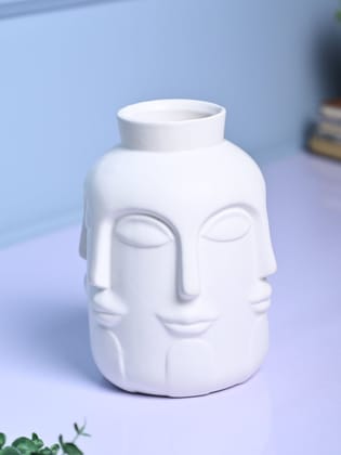 Pretty White Ceramic Vase