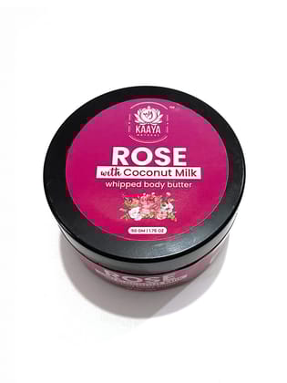 Kaaya Natural Rose with Coconut Milk Whipped Body Butter