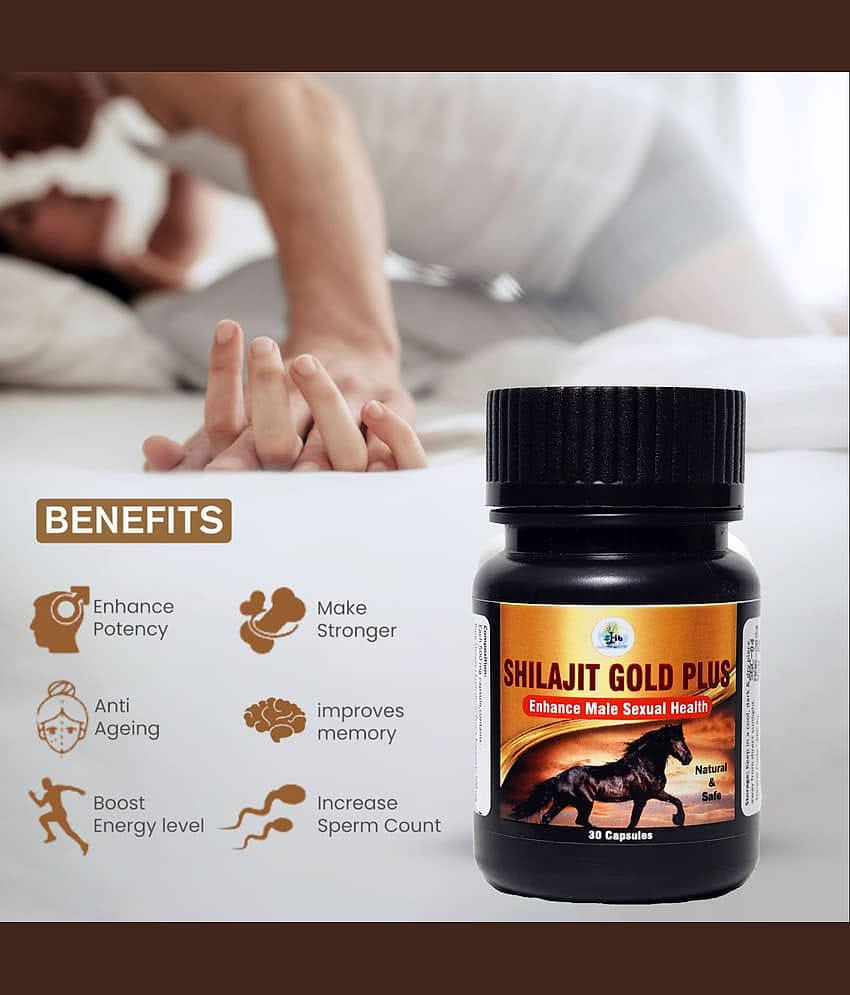 Shilajit Gold plus | Premium Vitality | Ayurvedic Supplement 30 Capsules
