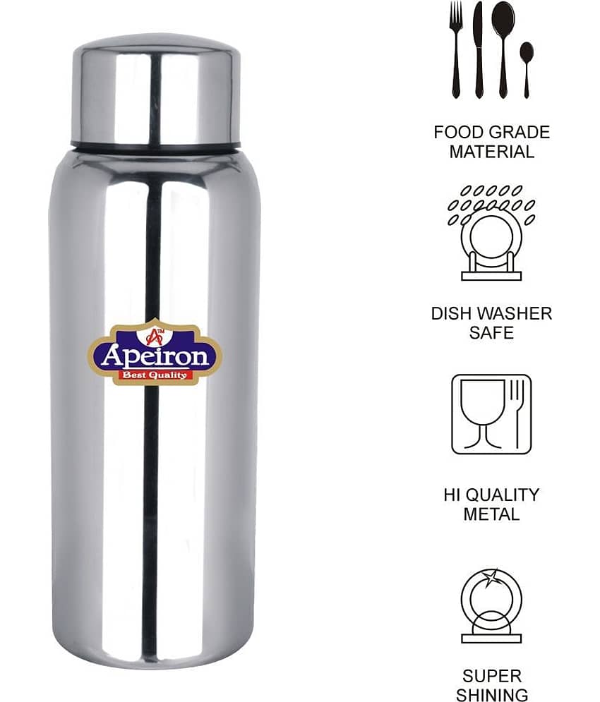 APEIRON Silver 500 mL Water Bottle set of 1